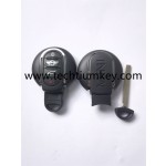 with words on back 4 button remote key shell for BMW Mini